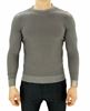 Picture of round neck sweater color ecru/grey