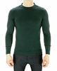 Picture of Dark green round neck sweater