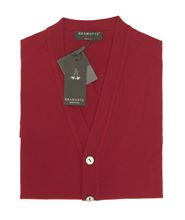 Picture of UNDERJACKET MERINO CARDIGAN COLOUR RUBY