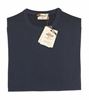 Picture of STONE-WASHED ROUND NECK MERINO SWEATER COLOUR NAVY