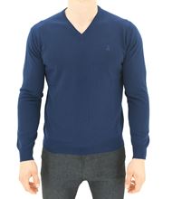 Immagine di Maglia scollo a V blu chiaro