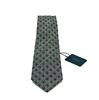 Picture of PATTERNED TIE DOVE GRAY BACKFROUND LIGHT BLUE PRINT