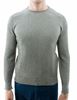 Picture of Crew neck rib knitted reversable sweater  hazelnut