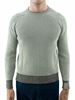 Picture of Crew neck rib knitted reversable sweater  hazelnut