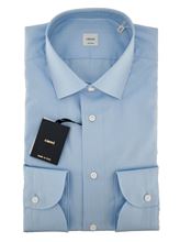 Picture of vichy micro pattern baby blue shirt