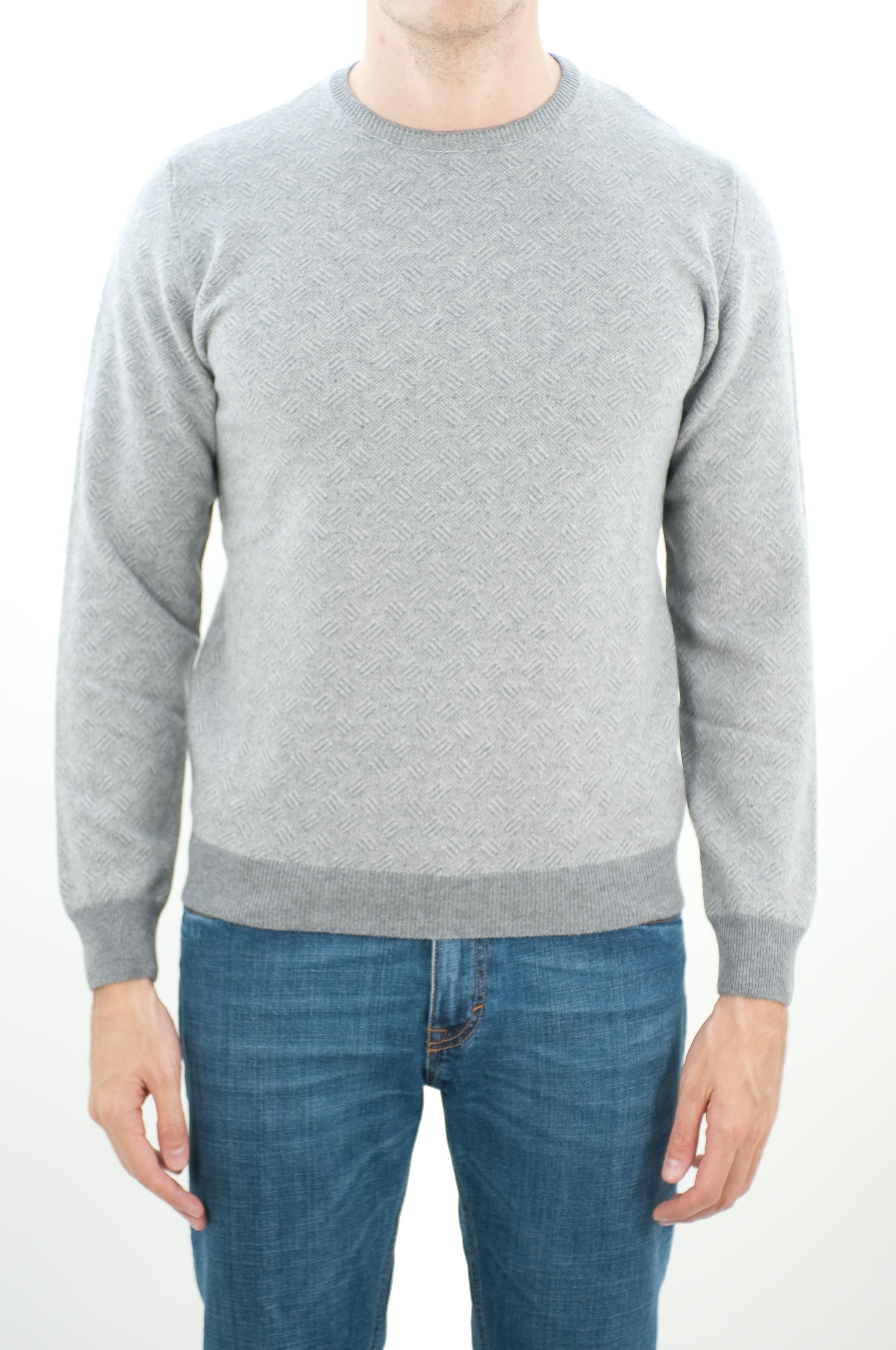 Picture of Micro patterned crewneck 