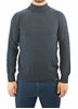 Immagine di Maglia collo alto blu melange