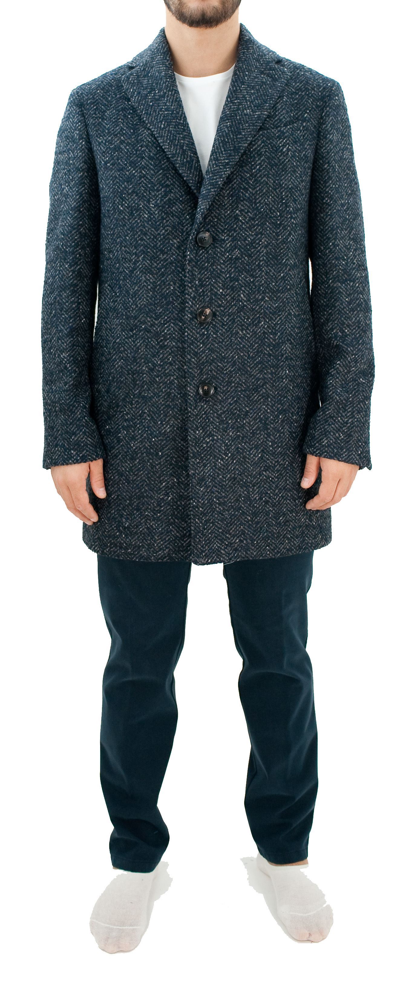 Picture of Patterned wool coat