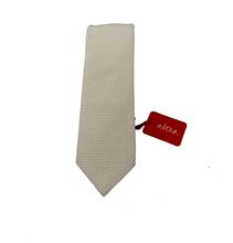 Picture of Pearl gray silk tie