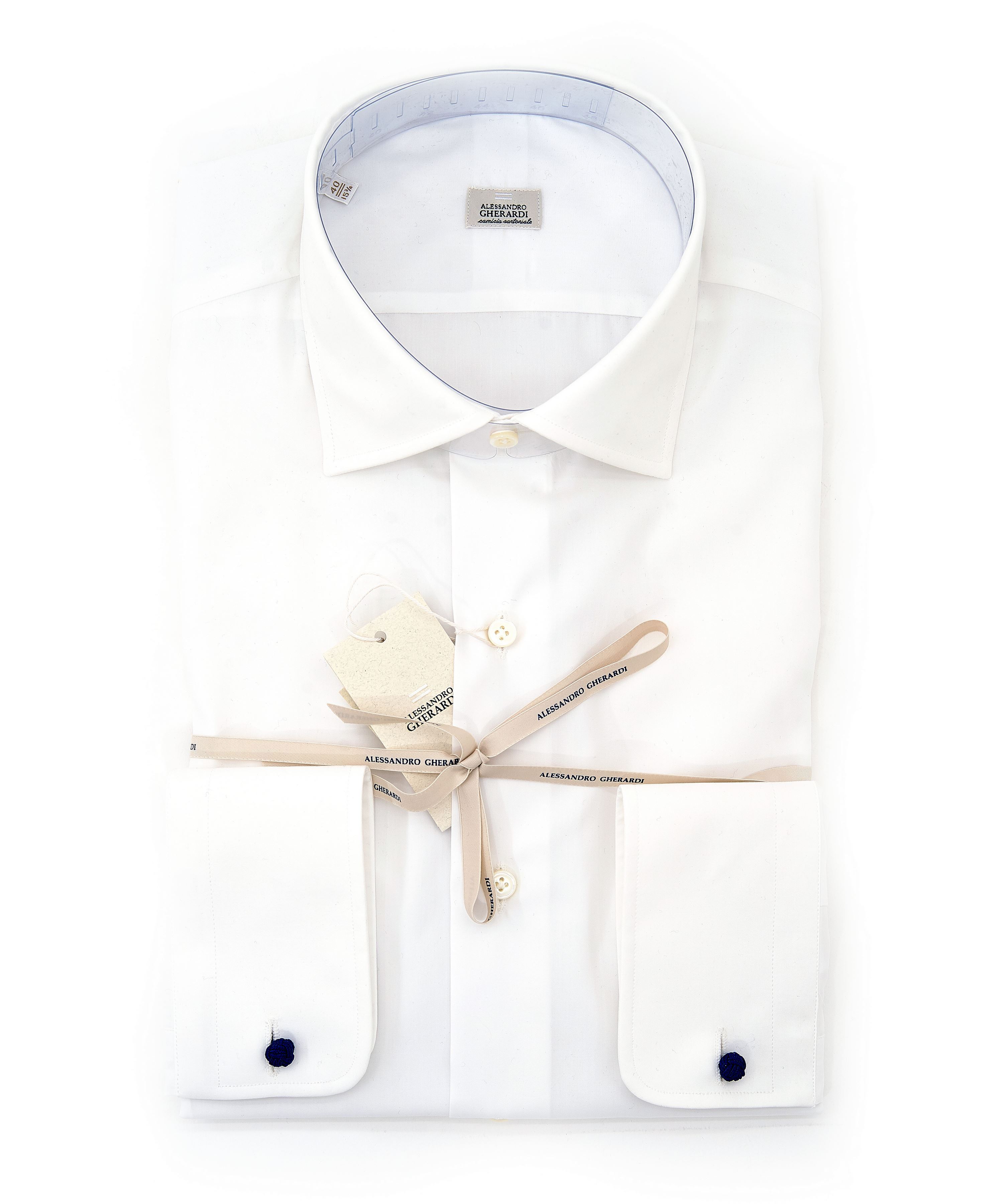 Picture of white shirt with French cuff