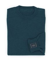 Picture of Crew neck wool colour dark green