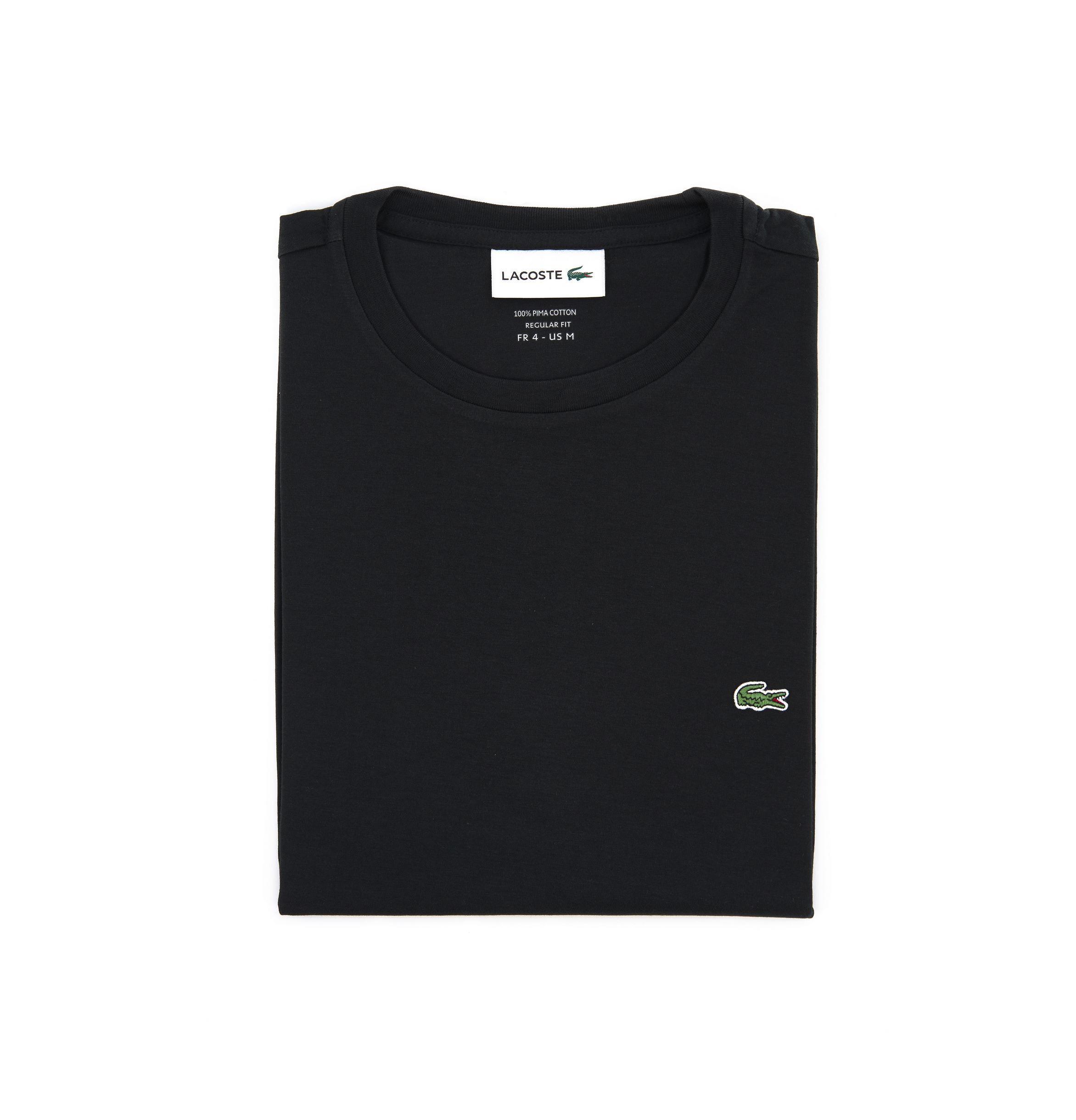 Lacoste t-shirt long sleeve black - Store