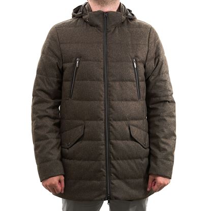 Picture of Reversible brown parka in down