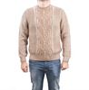 Picture of crew-neck sweater colour sand