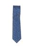 Picture of patterned silk tie light blue background