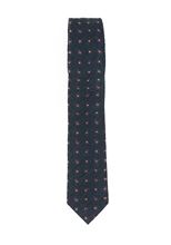 Picture of Silk and cotton tie blue background