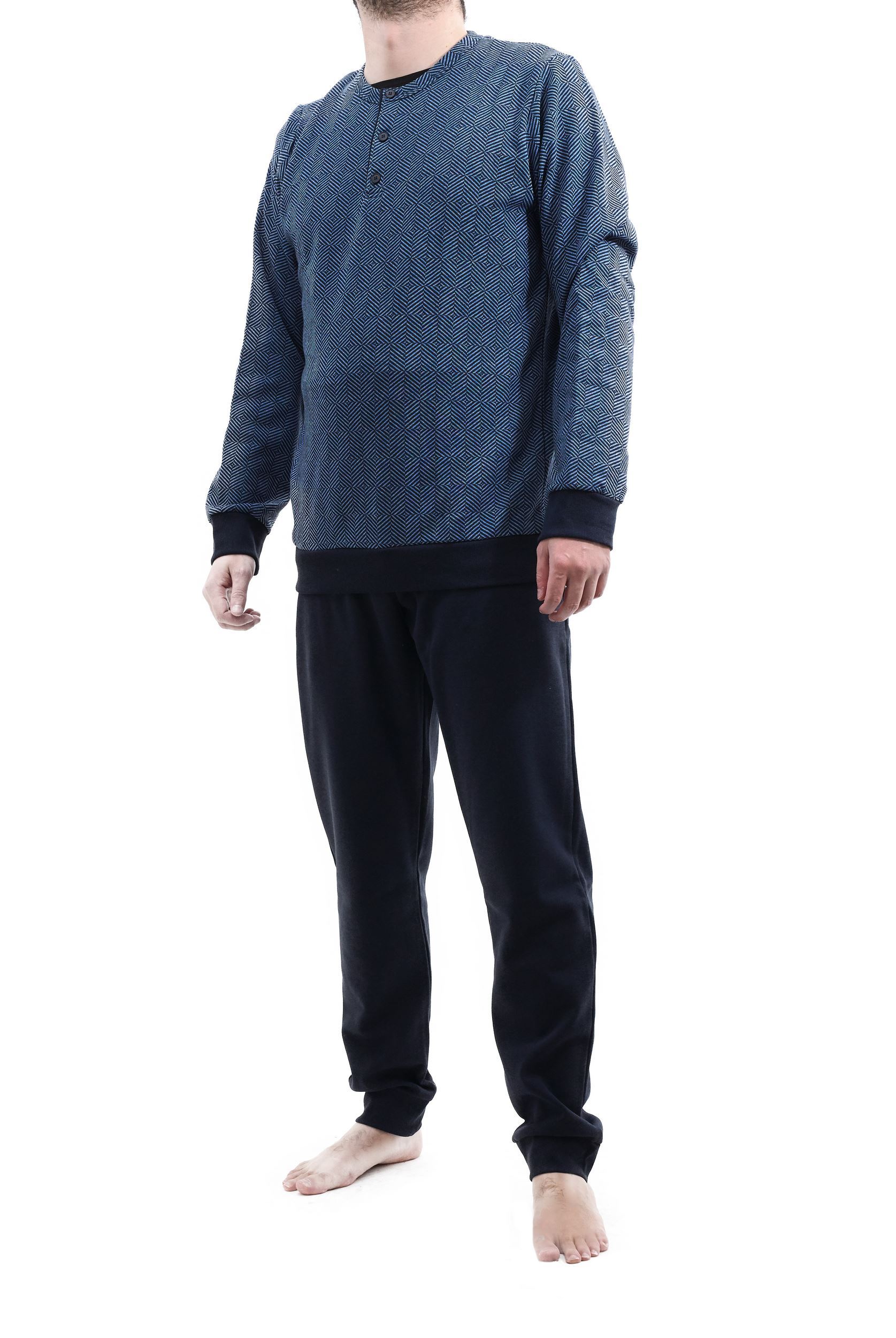Picture of Men's Pyjamas with three buttons 