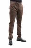 Picture of Gabardine Cotton Trousers colour tobacco