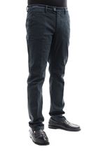 Picture of Gabardine Cotton Trousers colour blue