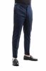 Picture of Blue Wool trousers with drawstring