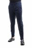 Picture of Blue Wool trousers with drawstring