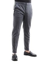 Picture of Grey Wool trousers with drawstring
