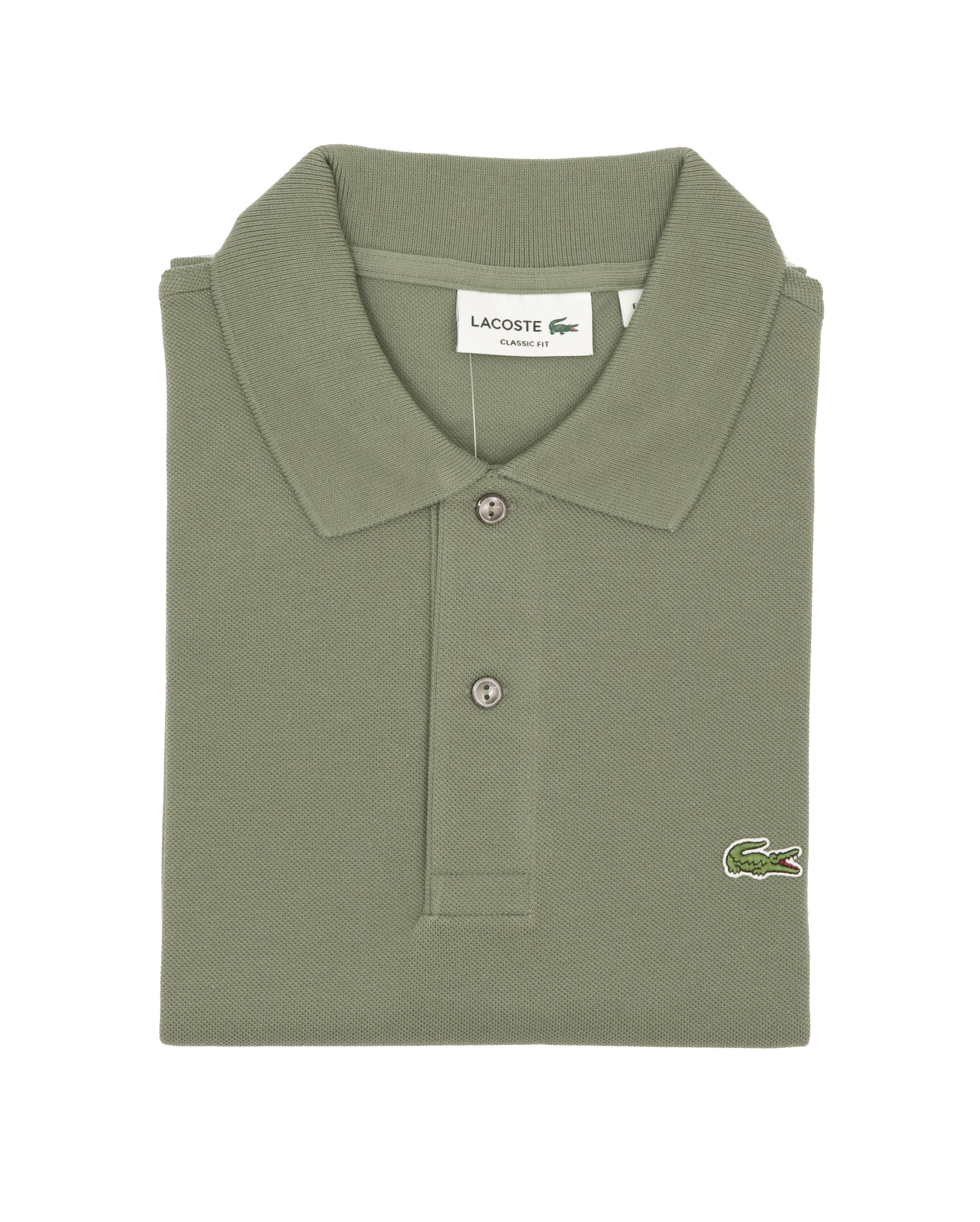 lacoste verde polo