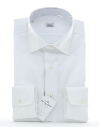 Show details for White cotton twill shirt Picture of White cotton twill shirt
