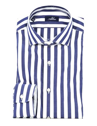 Picture of Blue Striped cotton Shirt