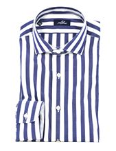 Picture of camicia a righe larghe blu