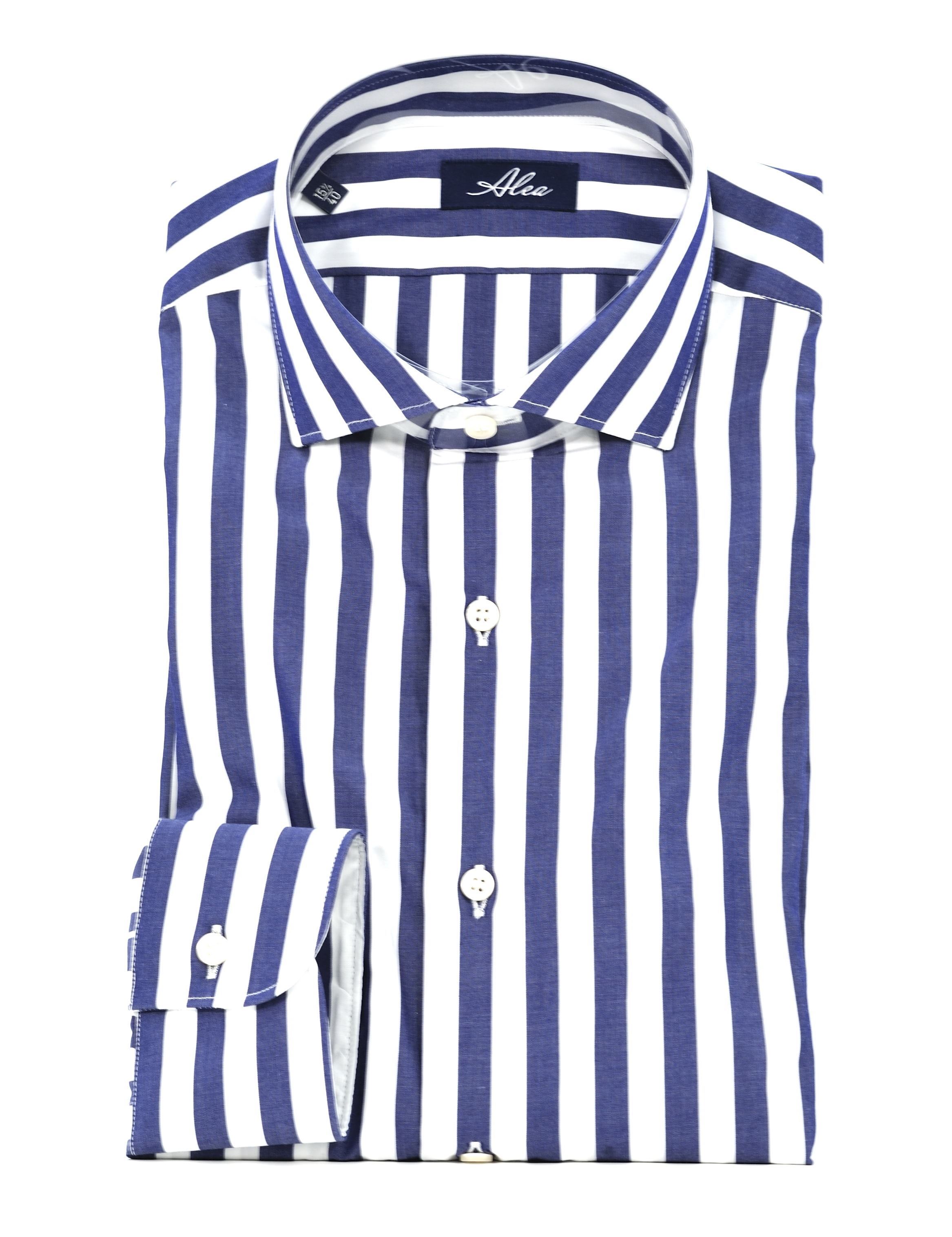 Picture of Blue Striped cotton shirt