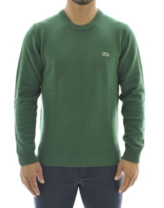 Picture of Green wool crewneck sweater