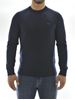 Picture of navy blue merino wool crewneck