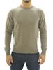 Picture of Round neck pure cashmere sweater colour dove grey