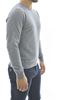 Picture of Round neck pure cashmere sweater colour light grey