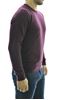 Picture of ROUND NECK PURE CASHMERE SWEATER COLOUR BURGUNDY