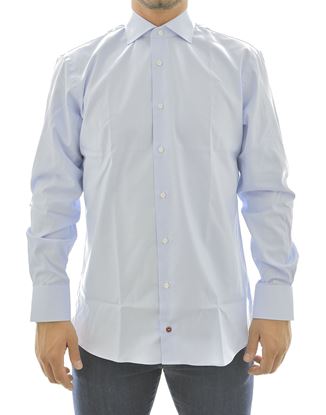 Show details for Shirt with light blue stripes Picture of Shirt with light blue stripes