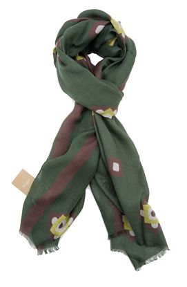 Picture of Modal scarf with green background