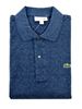 Picture of long-sleeved polo Colour Blue chiné