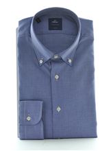 Picture of Light-blue shirt with Oxford weave