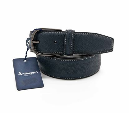 Anderson's black braided elastic belt - Floccari Store