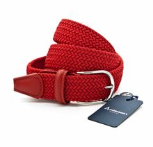 Picture of Red braided elastic belt