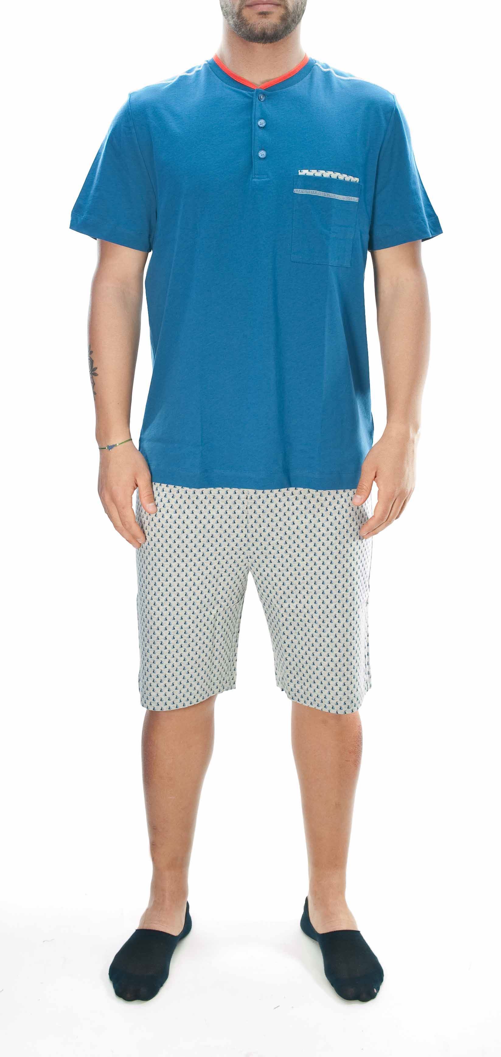 Picture of Short pajamas in jersey cotton 