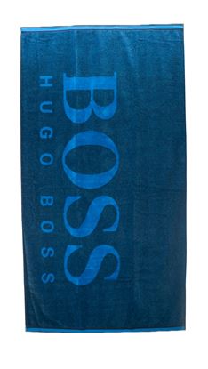 Picture of Blue logo beach towel