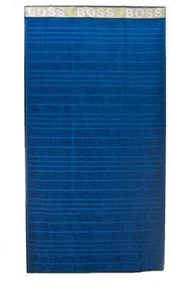 Picture of Blue Striped beach towel
