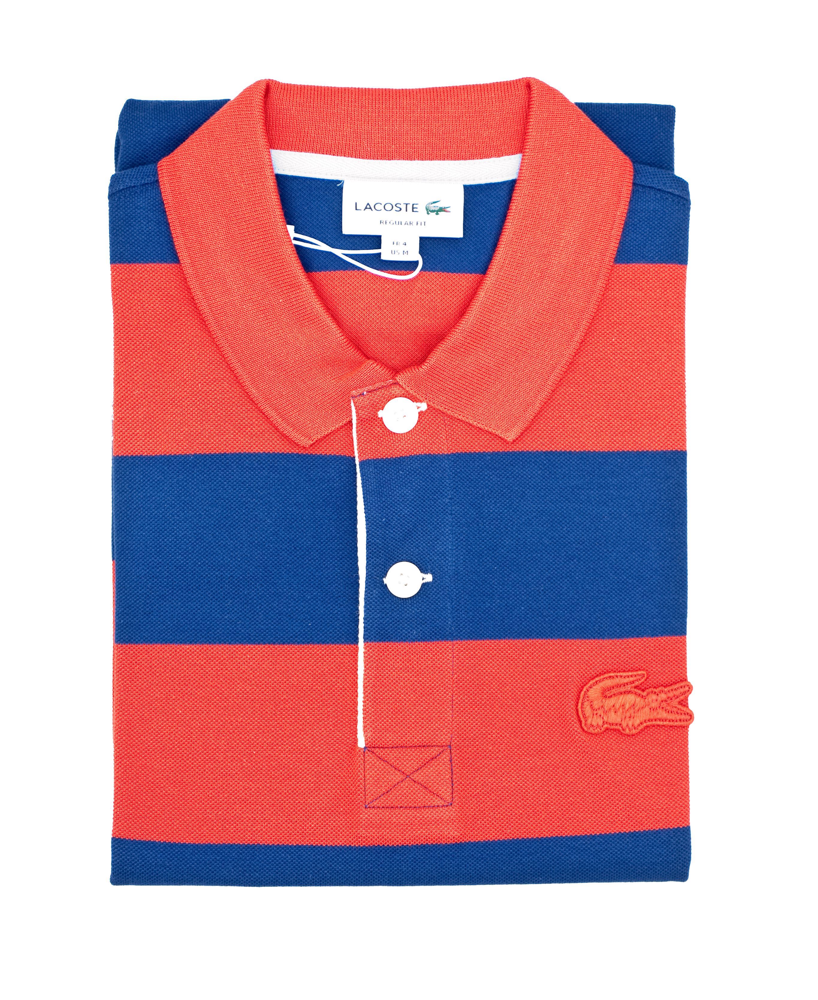 Picture of Striped Lacoste polo