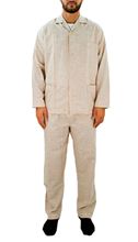 Picture of Beige silk and cotton pajamas