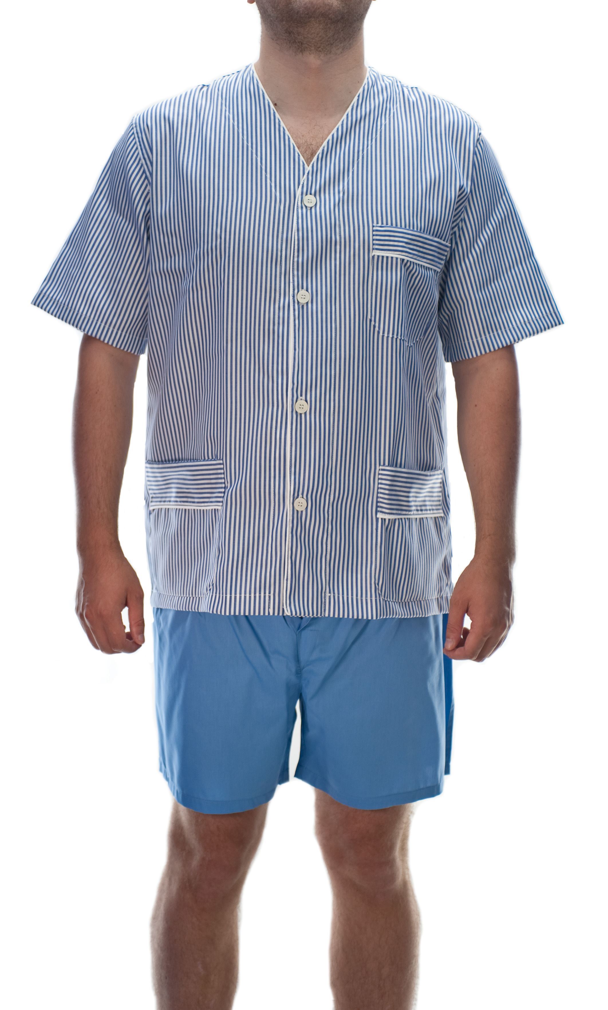 Picture of Short pajamas in poplin cotton