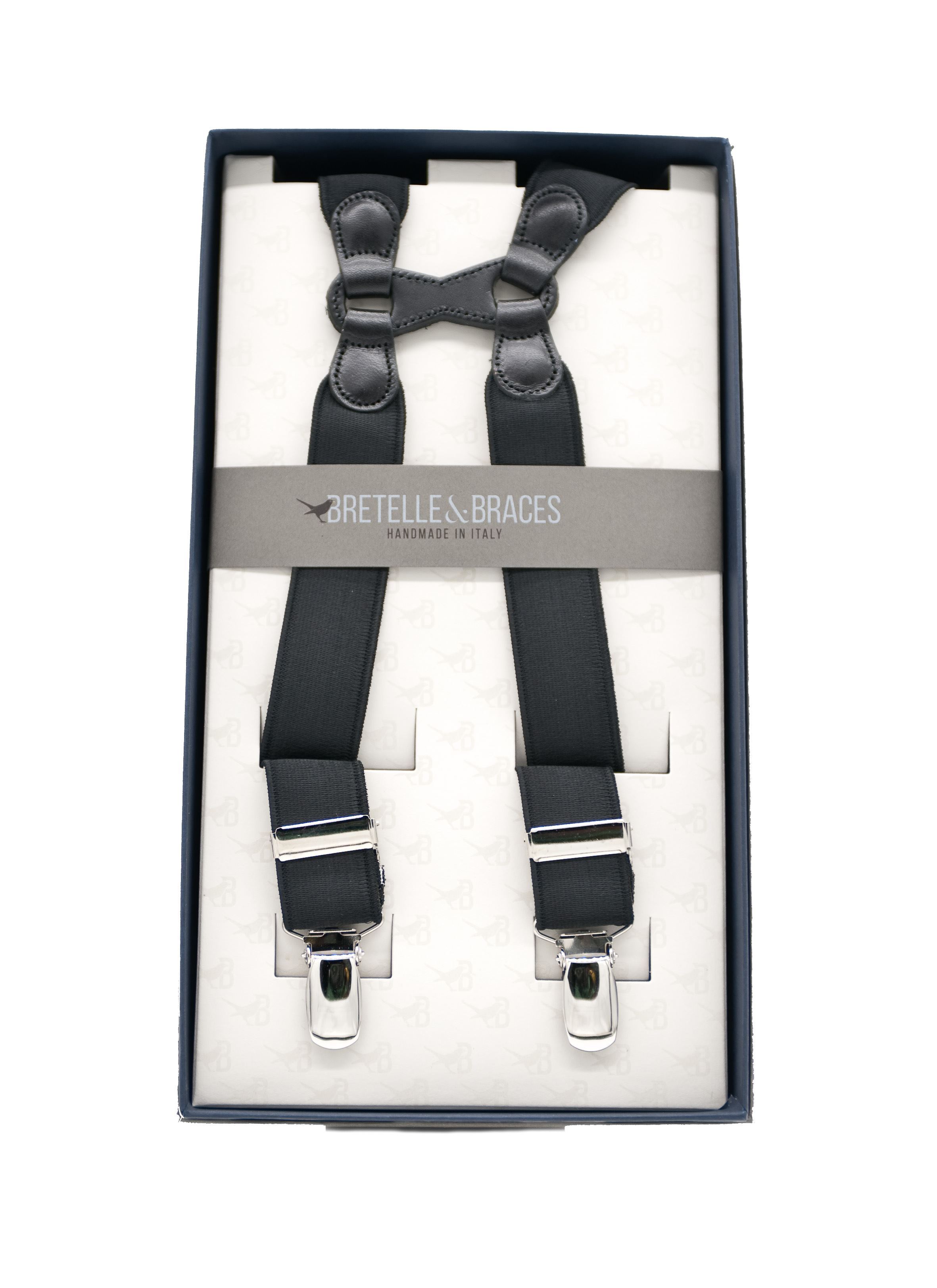 Immagine di bretelle in elastico nero