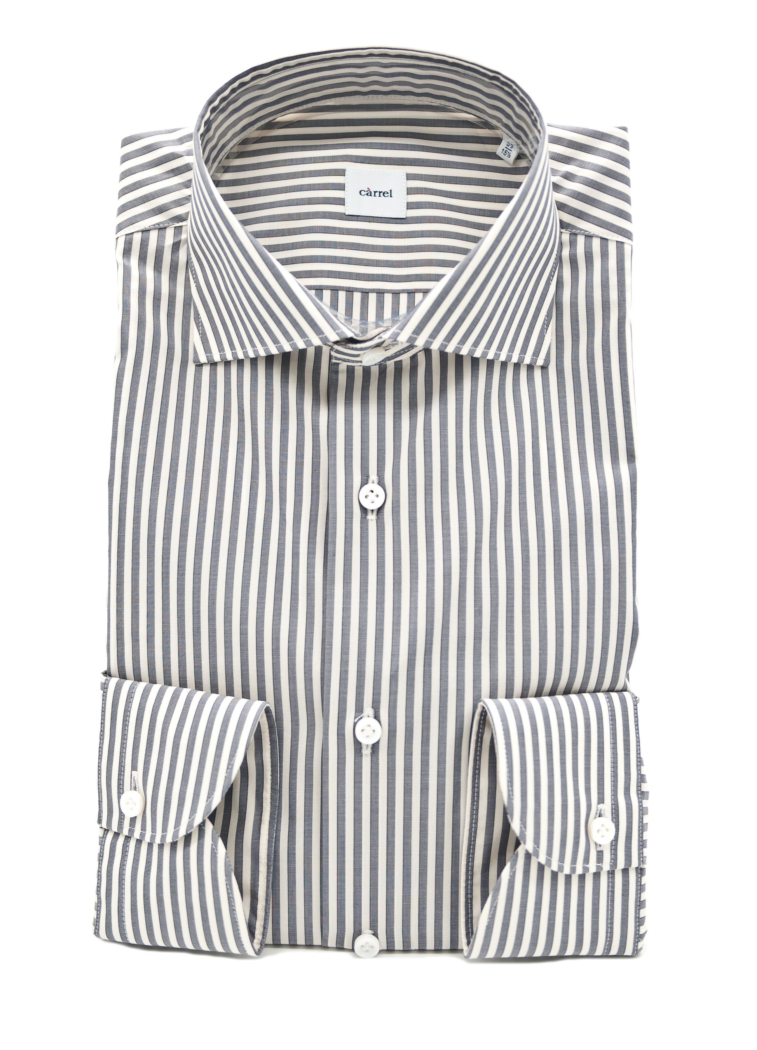Picture of Grey and white striped shirt 